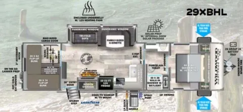 Unknown 2024 Forest River Heritage Glen 29XBHL for sale in Valley View, TX