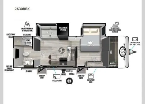 Unknown 2023 Forest River Ozark 2630RBK for sale in Valley View, TX