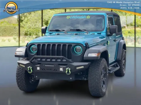 Blue 2020 Jeep Wrangler Willys for sale in Greer, SC