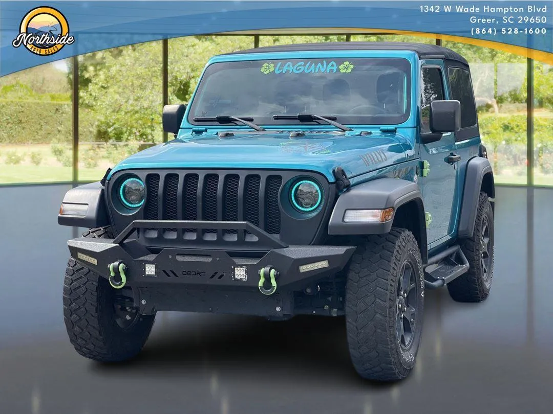 Blue 2020 Jeep Wrangler Willys for sale in Greer, SC