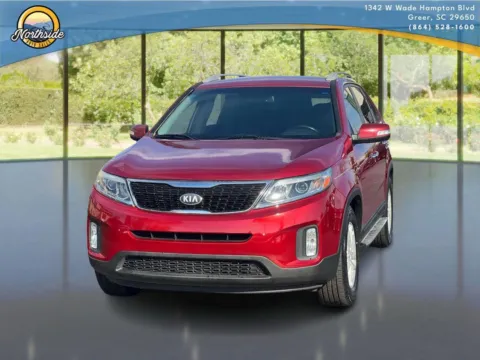 Red 2014 Kia Sorento LX for sale in Greer, SC