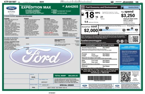 Photos of 2018 Ford Expedition Max Platinum for sale in Greer, SC at Northside Auto Sales