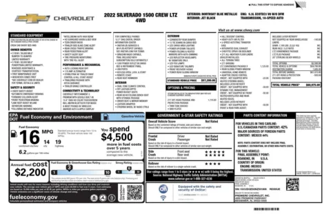 Photos of 2022 Chevrolet Silverado 1500 LTZ for sale in Greer, SC at Northside Auto Sales