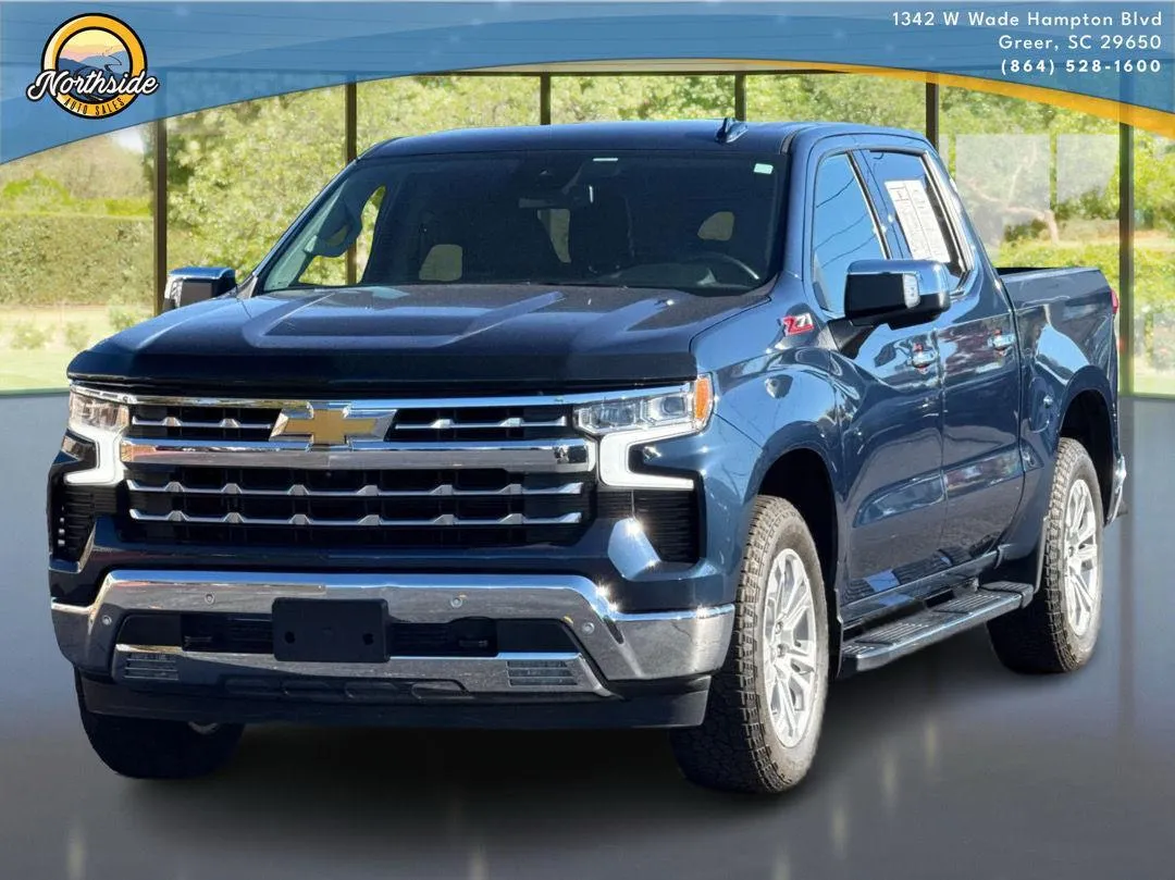 Blue 2022 Chevrolet Silverado 1500 LTZ for sale in Greer, SC