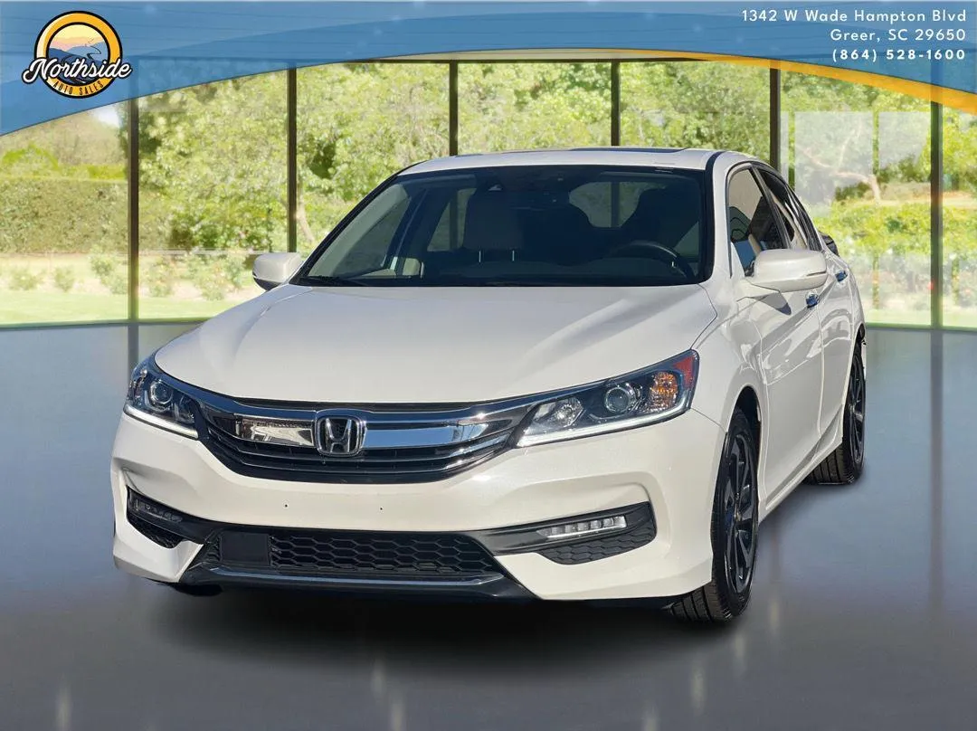 White 2016 Honda Accord Sedan EX-L for sale in Greer, SC