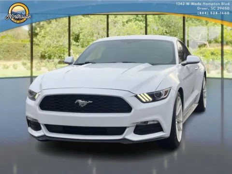 White 2016 Ford Mustang V6 for sale in Greer, SC