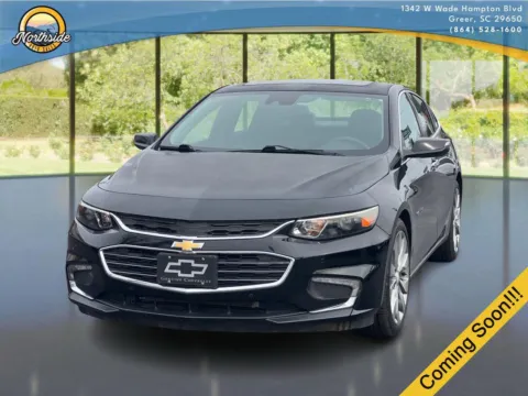 Black 2017 Chevrolet Malibu Premier for sale in Greer, SC