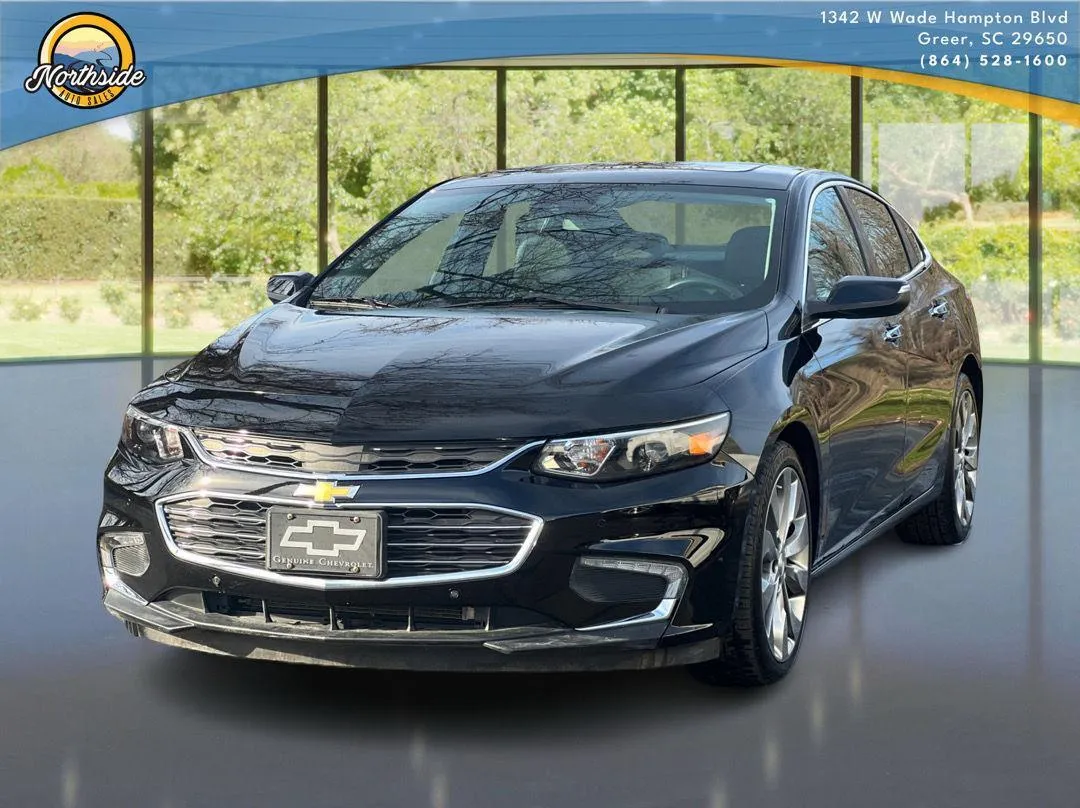 Black 2017 Chevrolet Malibu Premier for sale in Greer, SC