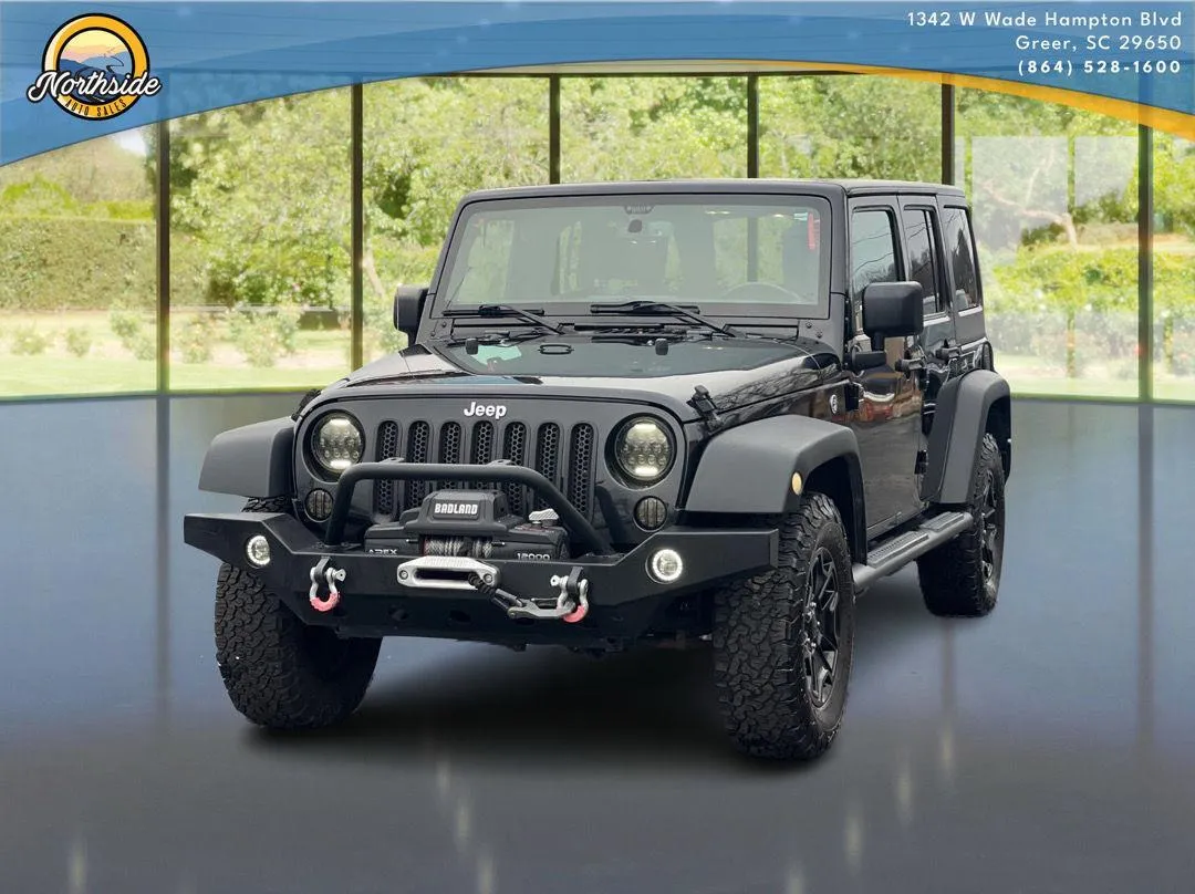 Black 2016 Jeep Wrangler Unlimited Sport for sale in Greer, SC