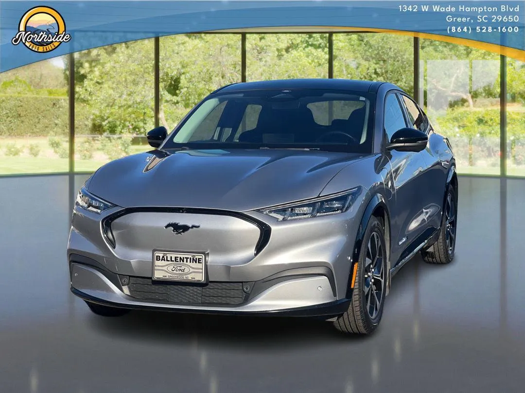 Silver 2021 Ford Mustang Mach-E Premium for sale in Greer, SC