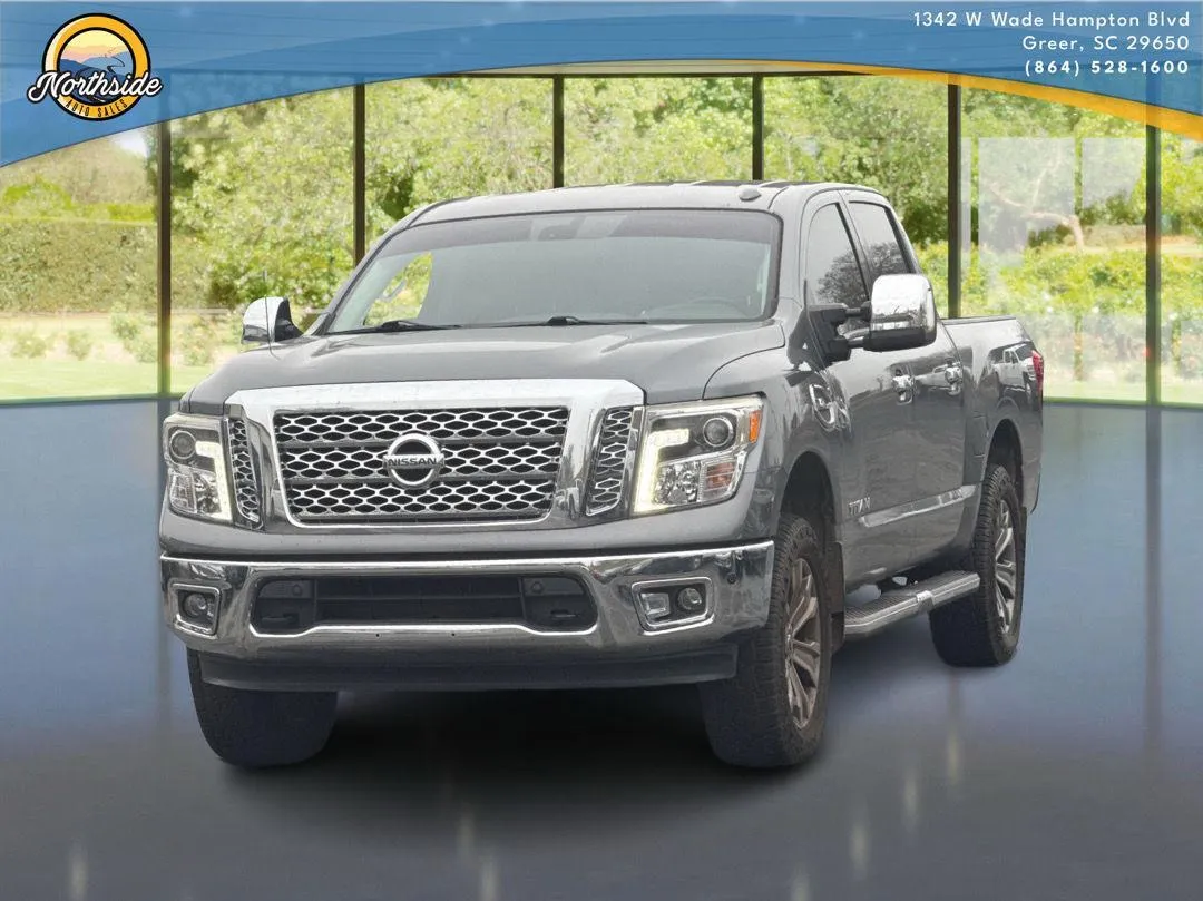 Gray 2017 Nissan Titan SL for sale in Greer, SC