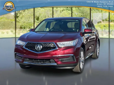 Red 2018 Acura MDX w/Technology Pkg for sale in Greer, SC