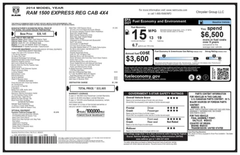 Photos of 2014 Ram 1500 Express for sale in Greer, SC at Northside Auto Sales