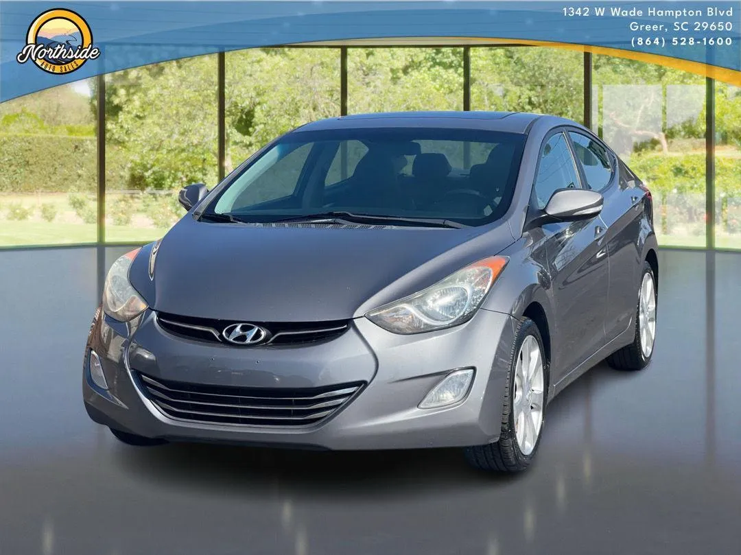 Gray 2011 Hyundai Elantra Ltd PZEV for sale in Greer, SC