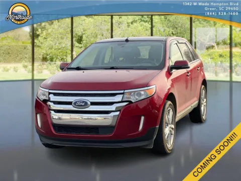 Red 2013 Ford Edge Limited for sale in Greer, SC
