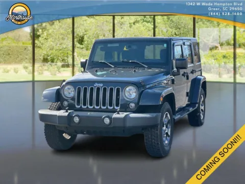 Gray 2016 Jeep Wrangler Unlimited Sahara for sale in Greer, SC