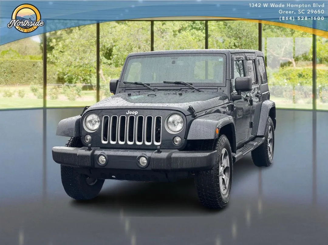 Gray 2016 Jeep Wrangler Unlimited Sahara for sale in Greer, SC