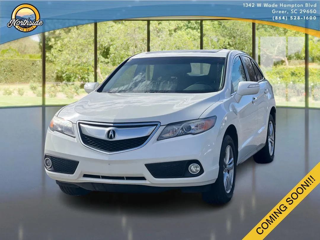 White 2014 Acura RDX Tech Pkg for sale in Greer, SC