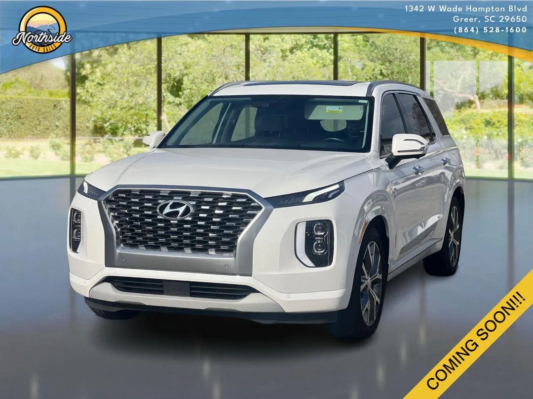 White 2021 Hyundai Palisade Limited for sale in Greer, SC