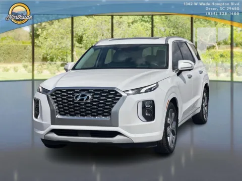 White 2021 Hyundai Palisade Limited for sale in Greer, SC