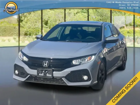 Gray 2018 Honda Civic Hatchback EX for sale in Greer, SC