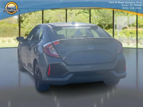 Another view of 2018 Honda Civic Hatchback EX for sale in Greer, SC at Northside Auto Sales