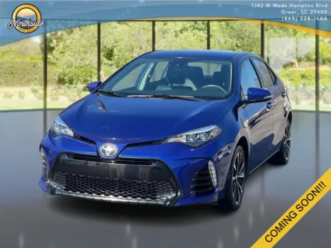 Blue 2018 Toyota Corolla SE for sale in Greer, SC