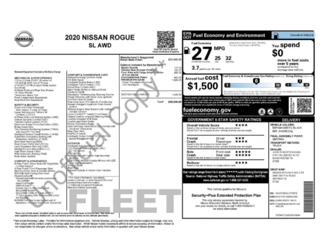 Photos of 2020 Nissan Rogue SL for sale in Greer, SC at Northside Auto Sales