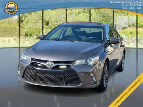 Black 2017 Toyota Camry SE for sale in Greer, SC