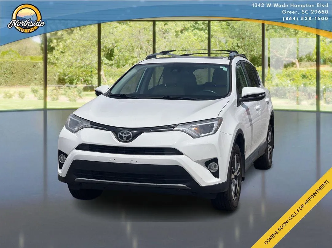 White 2017 Toyota RAV4 XLE for sale in Greer, SC
