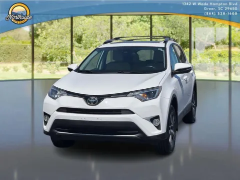 White 2017 Toyota RAV4 XLE for sale in Greer, SC