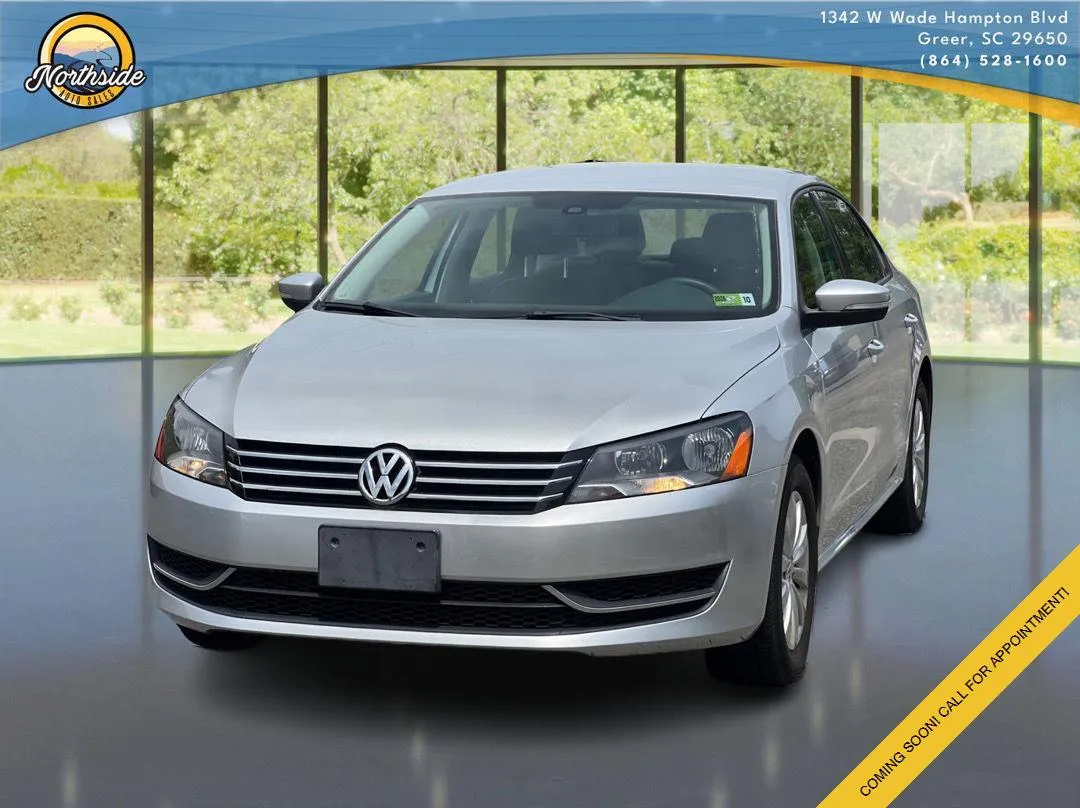 Silver 2013 Volkswagen Passat Wolfsburg Edition for sale in Greer, SC