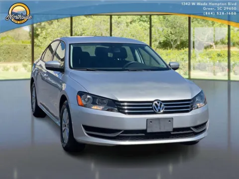 Another view of 2013 Volkswagen Passat Wolfsburg Edition for sale in Greer, SC at Northside Auto Sales