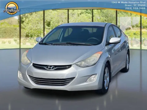 Silver 2013 Hyundai Elantra GLS for sale in Greer, SC