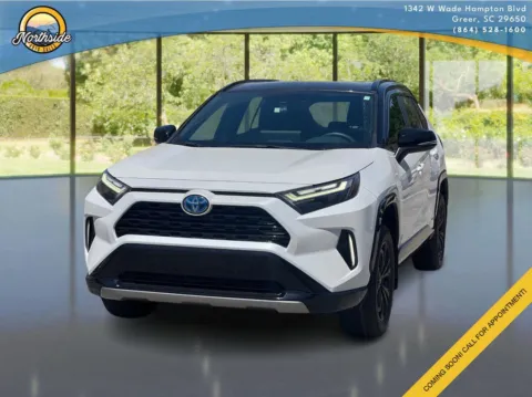 White 2024 Toyota RAV4 Hybrid XSE for sale in Greer, SC