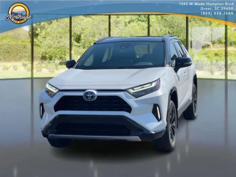 White 2024 Toyota RAV4 Hybrid XSE for sale in Greer, SC