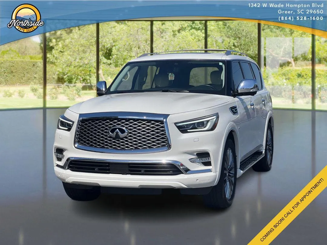 White 2018 INFINITI QX80 for sale in Greer, SC