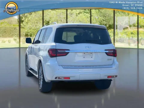 Another view of 2018 INFINITI QX80 for sale in Greer, SC at Northside Auto Sales