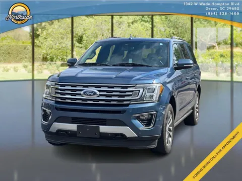 Blue 2018 Ford Expedition Limited for sale in Greer, SC