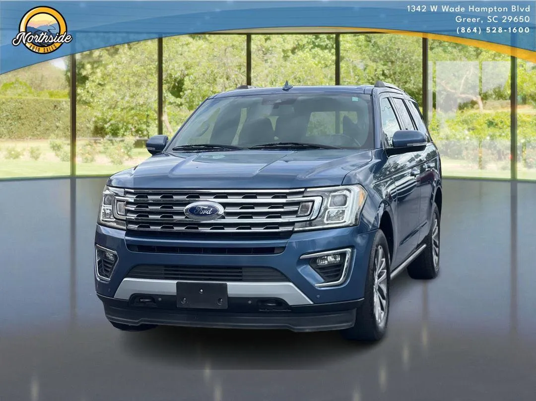 Blue 2018 Ford Expedition Limited for sale in Greer, SC