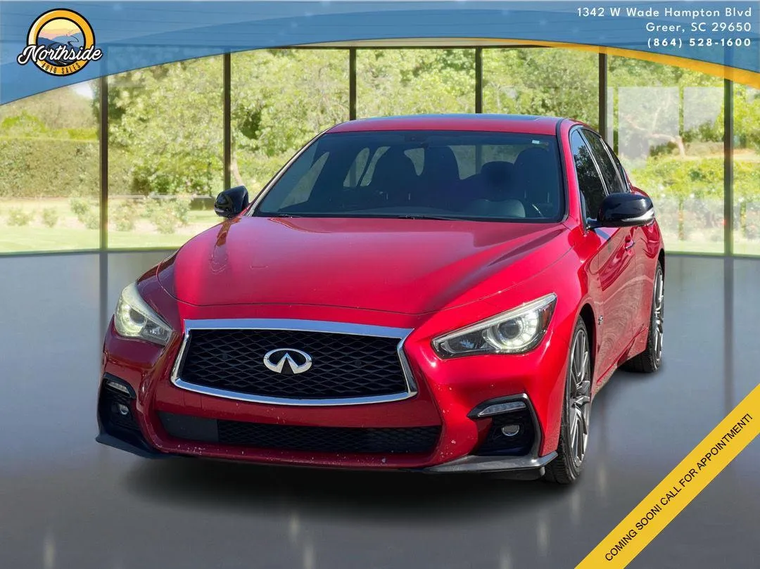 Red 2018 INFINITI Q50 RED SPORT 400 for sale in Greer, SC