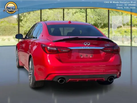 Another view of 2018 INFINITI Q50 RED SPORT 400 for sale in Greer, SC at Northside Auto Sales