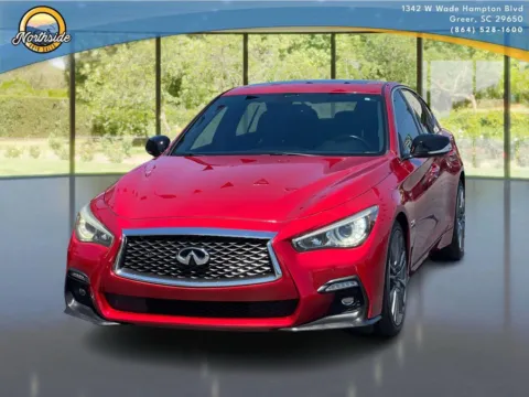 Red 2018 INFINITI Q50 RED SPORT 400 for sale in Greer, SC