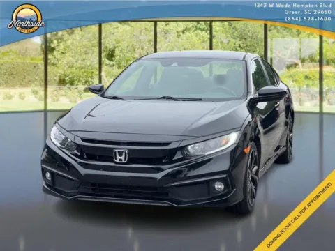 Black 2019 Honda Civic Sedan Sport for sale in Greer, SC
