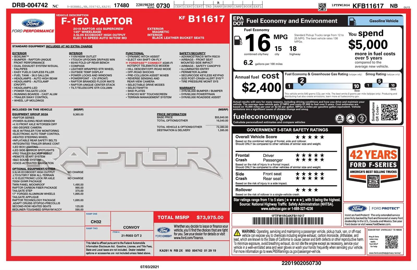 2019 Ford F-150 Raptor - Photo 2