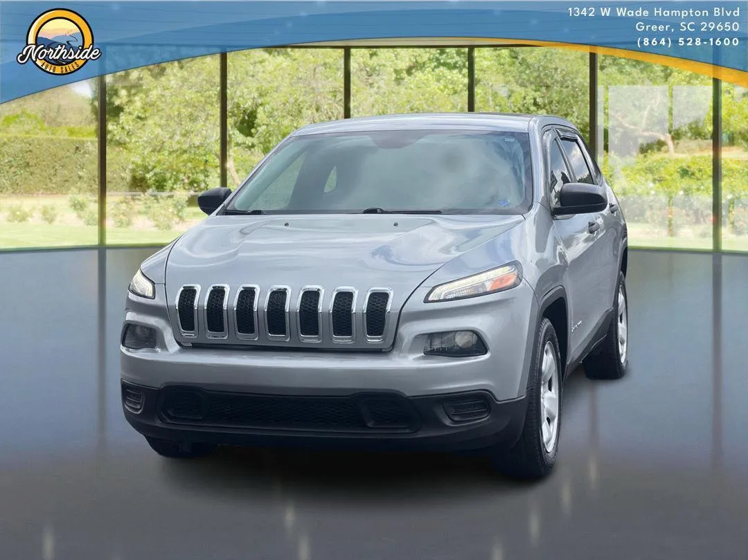 Silver 2016 Jeep Cherokee Sport for sale in Greer, SC
