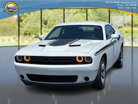 White 2015 Dodge Challenger SXT for sale in Greer, SC