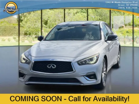 Silver 2018 INFINITI Q50 3.0t LUXE for sale in Greer, SC