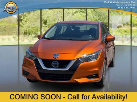 Orange 2021 Nissan Versa SV for sale in Greer, SC