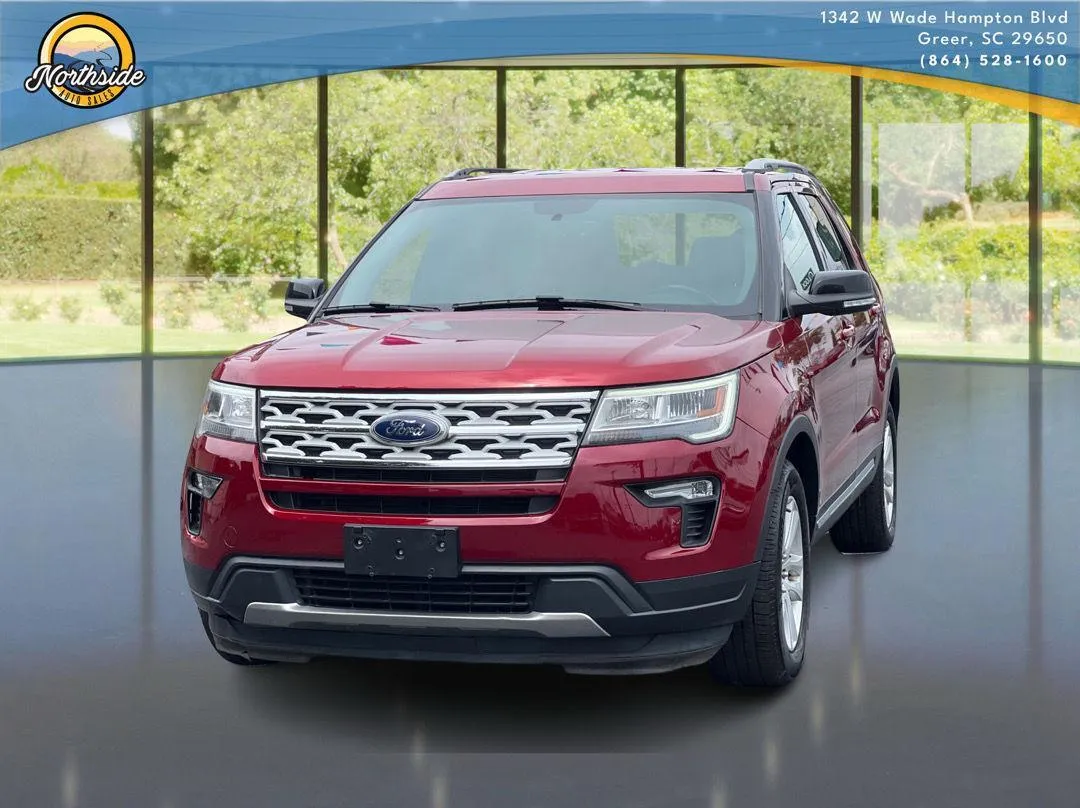 Red 2018 Ford Explorer XLT for sale in Greer, SC